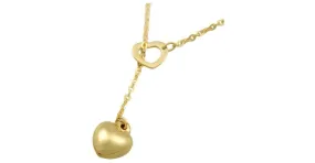 & Other Stories 18Collar con colgante de corazón de oro k en excelentes condiciones Dorado 