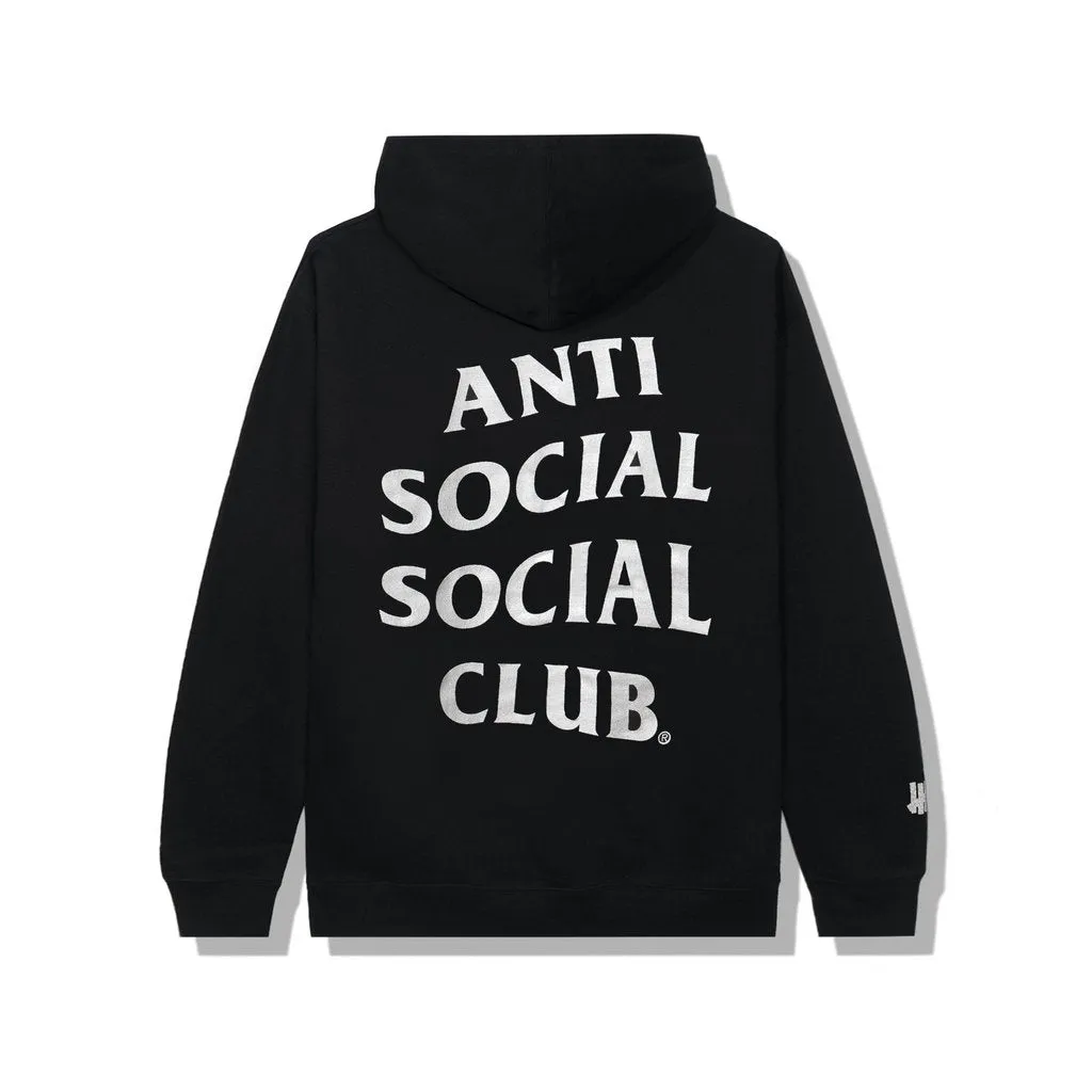 Anti Social Social Club x Undefeated Paranoid Hoodie Black