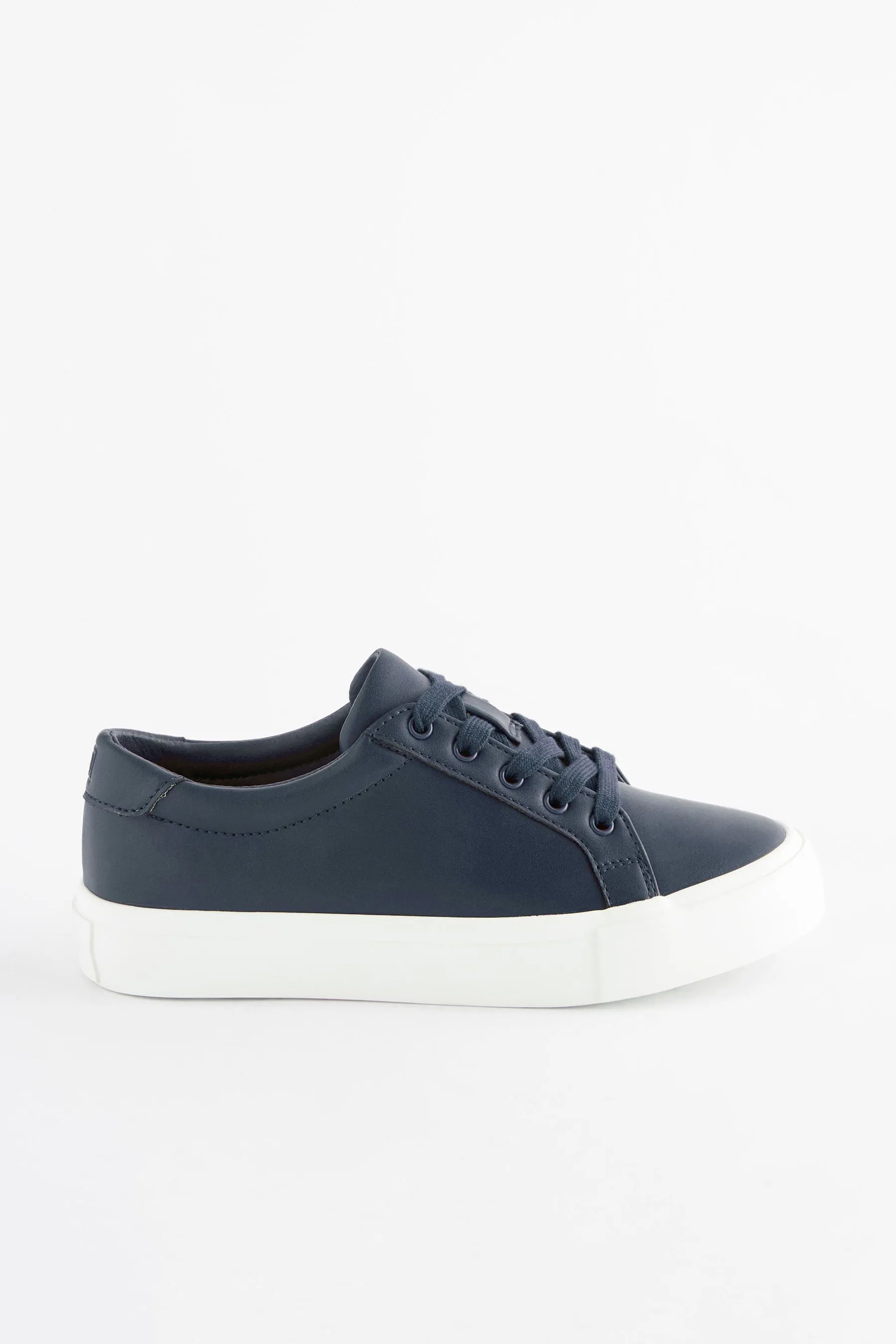 Azul marino - Lace Up Smart Trainers