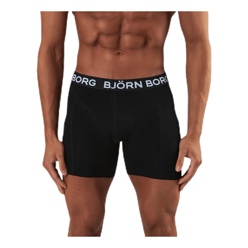 Björn Borg Sammy Solid Shorts 3-Pack Blue/Red