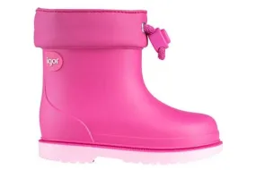 botas de agua igor bimbi bicolor fucsia