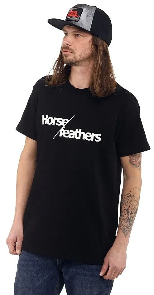 camisa Horsefeathers Slash - Black - men´s