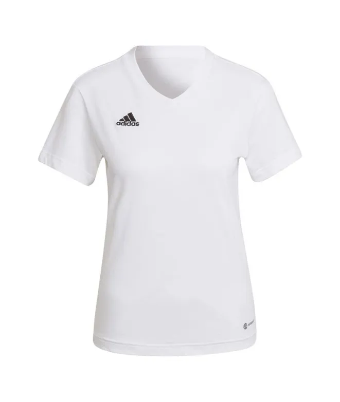 Camiseta de fútbol adidas Entrada 22 W White
