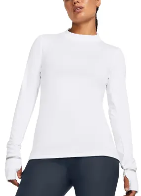 Camiseta de manga larga Under Armour Launch Elite Longsleeve-WHT