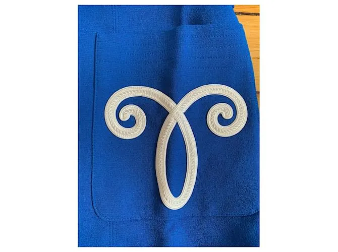 Chaqueta vintage de Yves Saint Laurent Azul 