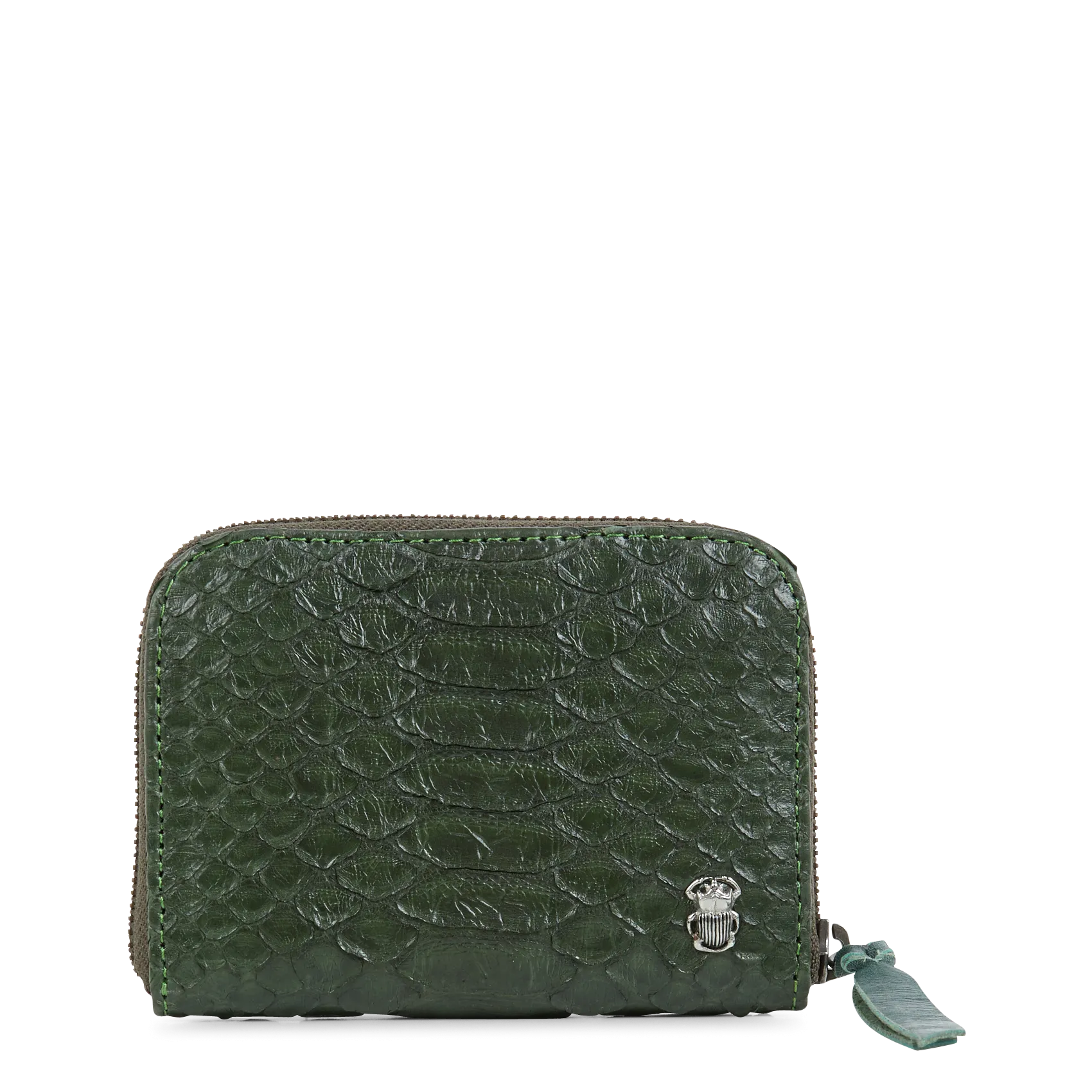 CLARIS VIROT MINI BOB - Monedero de charol en verde