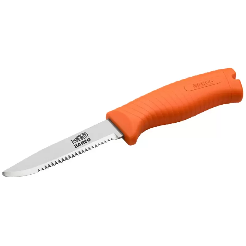 Cuchillo de rescate flotante c/ mango fluorescente 226mm 1446-FLOAT