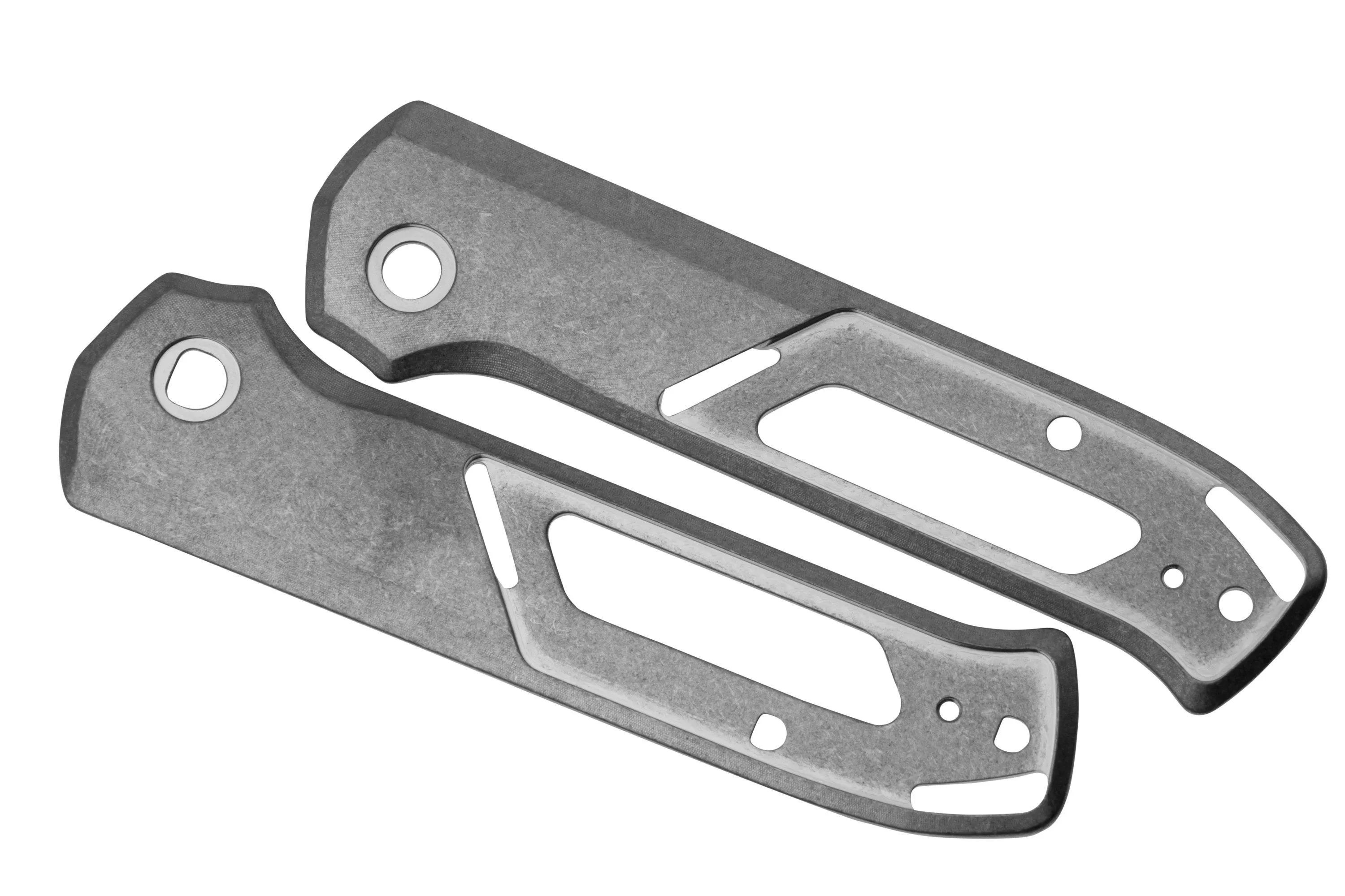 Flytanium Arcade Handle Set 1348 Stonewashed Titanium Scales, cachas