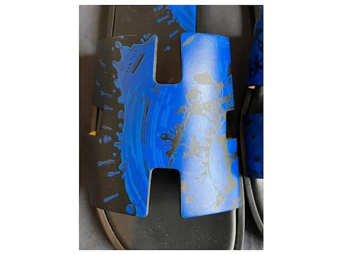 Hermès Sandalia hombre Izmir nueva edición limitada Azul 