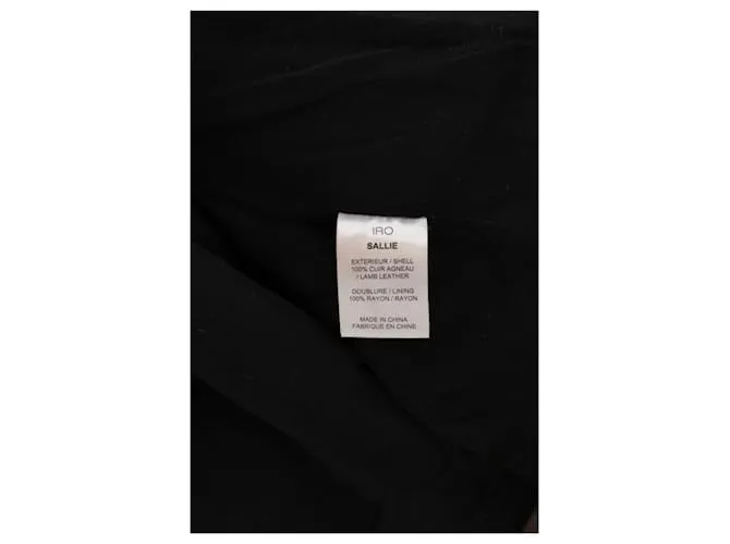 Iro Chaqueta de cuero Castaño 
