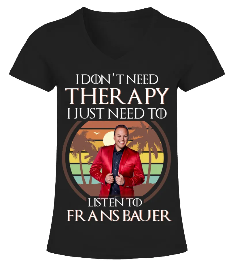 LISTEN TO FRANS BAUER Camiseta cuello pico Mujer