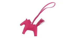 Llave Charm Rodeo PM de Hermès Rosa 