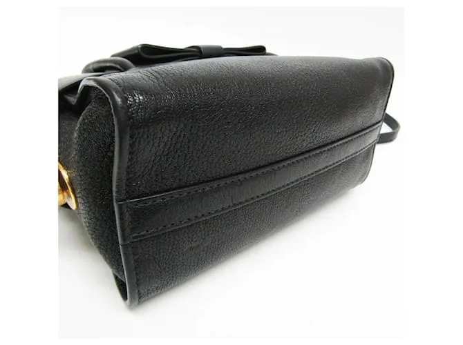 Miu Miu Madras Fiocco Negro 