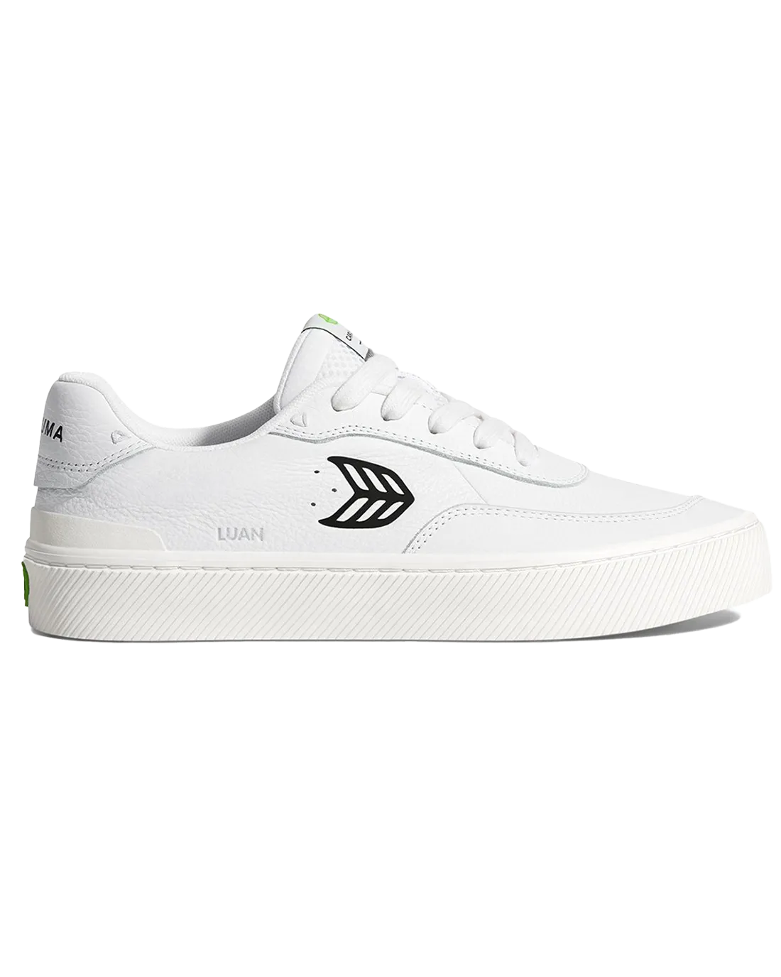 Oca Low White Premium Leather Vintage White Suede Sneaker