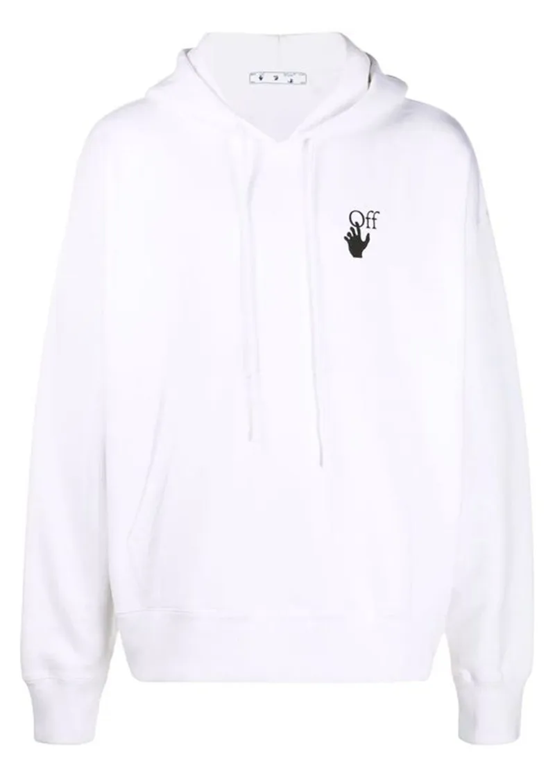 Off-White Bubble Arrows Hoodie White Black