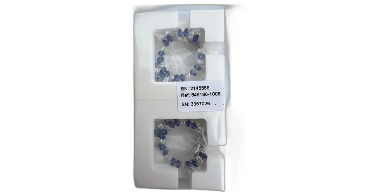 Pendientes Chopard. Colección alfombra roja Festival de Cine de Cannes 2014, Edición limitada. Azul 