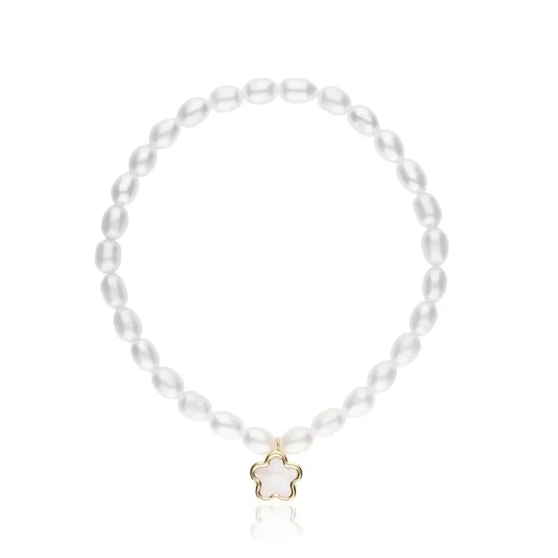 PULSERA "PÉTALE" ORO 18K PERLAS CULTIVADAS