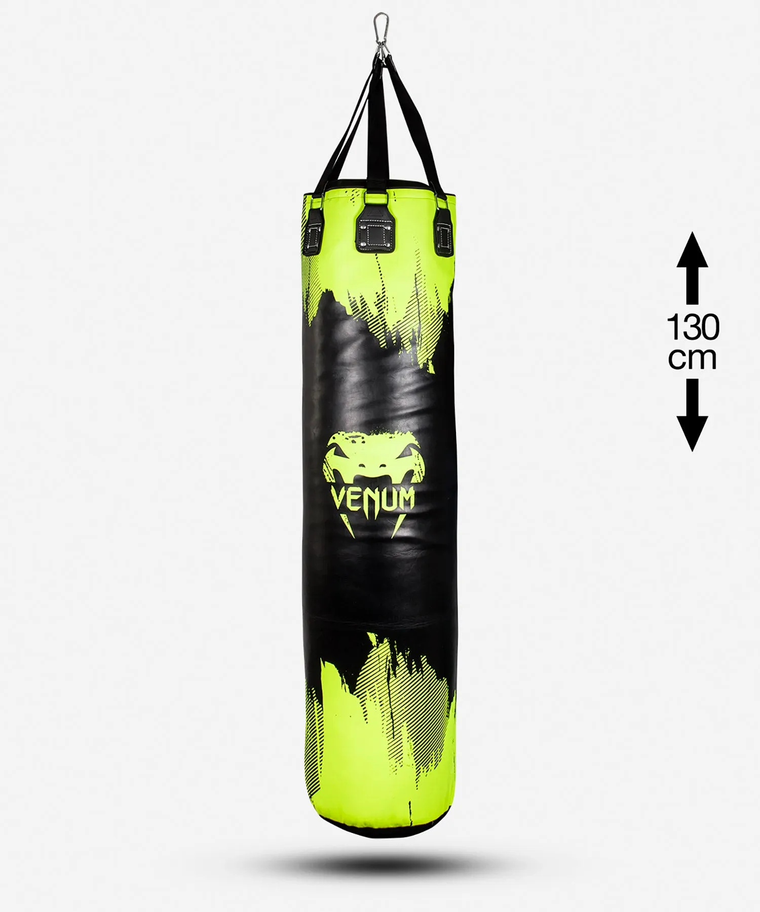 Saco de Boxeo Venum Hurricane -  Amarillo fluo/Negro - 130cm