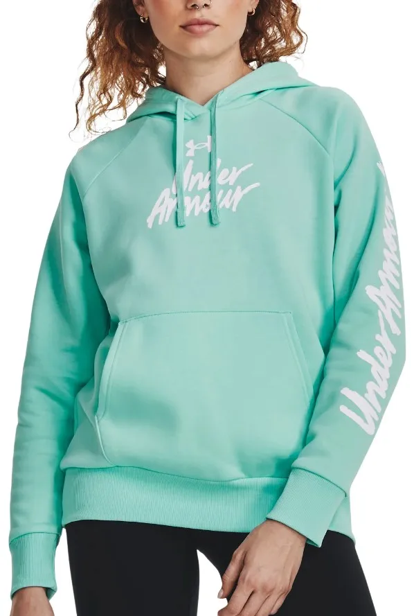 Sudadera con capucha Under Armour UA Rival Fleece Graphic Hdy-BLU
