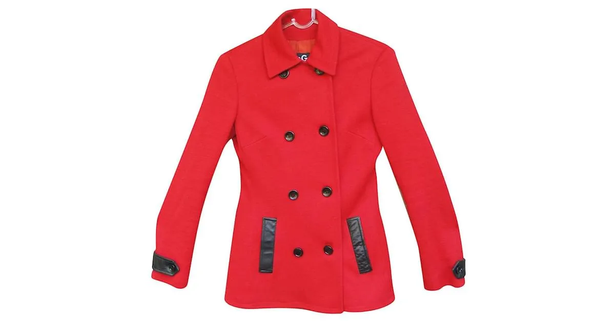 Talla de chaqueta Dolce & Gabbana 38 Roja 