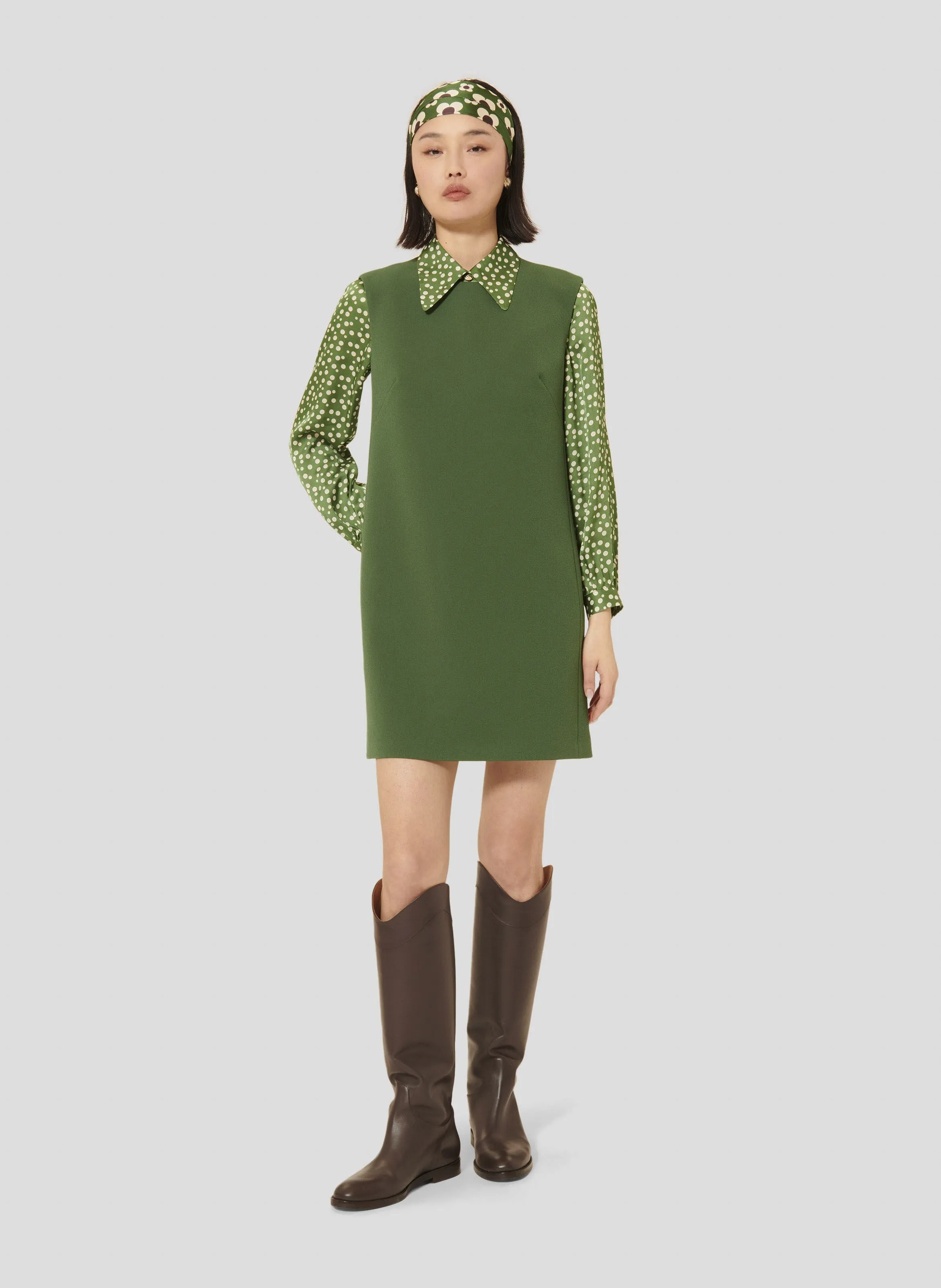 TARA JARMON RINALDIE - Vestido ajustado sin mangas en verde