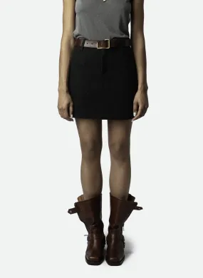 ZADIG&VOLTAIRE JOANY - Falda corta Clara en verde